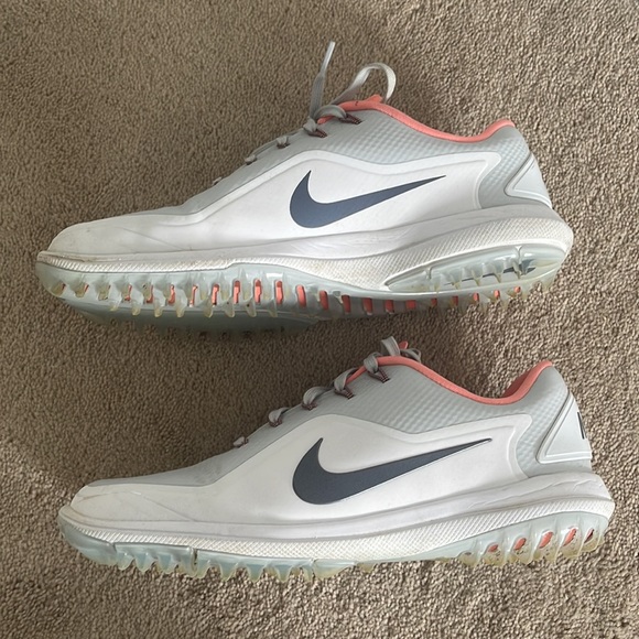 Nike Lunar Control Vapor 2 Golf Shoes White Pink 909083-002 Size 9.5 - Picture 3 of 7